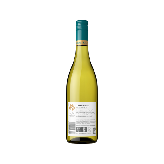 White wine bottle with blue cap on a white background