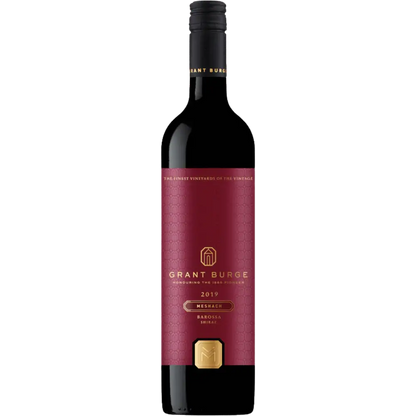 Grant Burge wine bottle on a white background