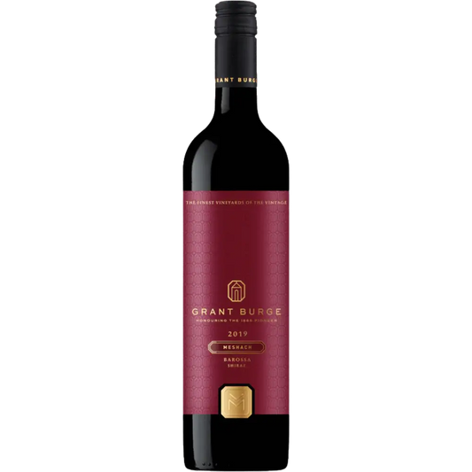 Grant Burge wine bottle on a white background